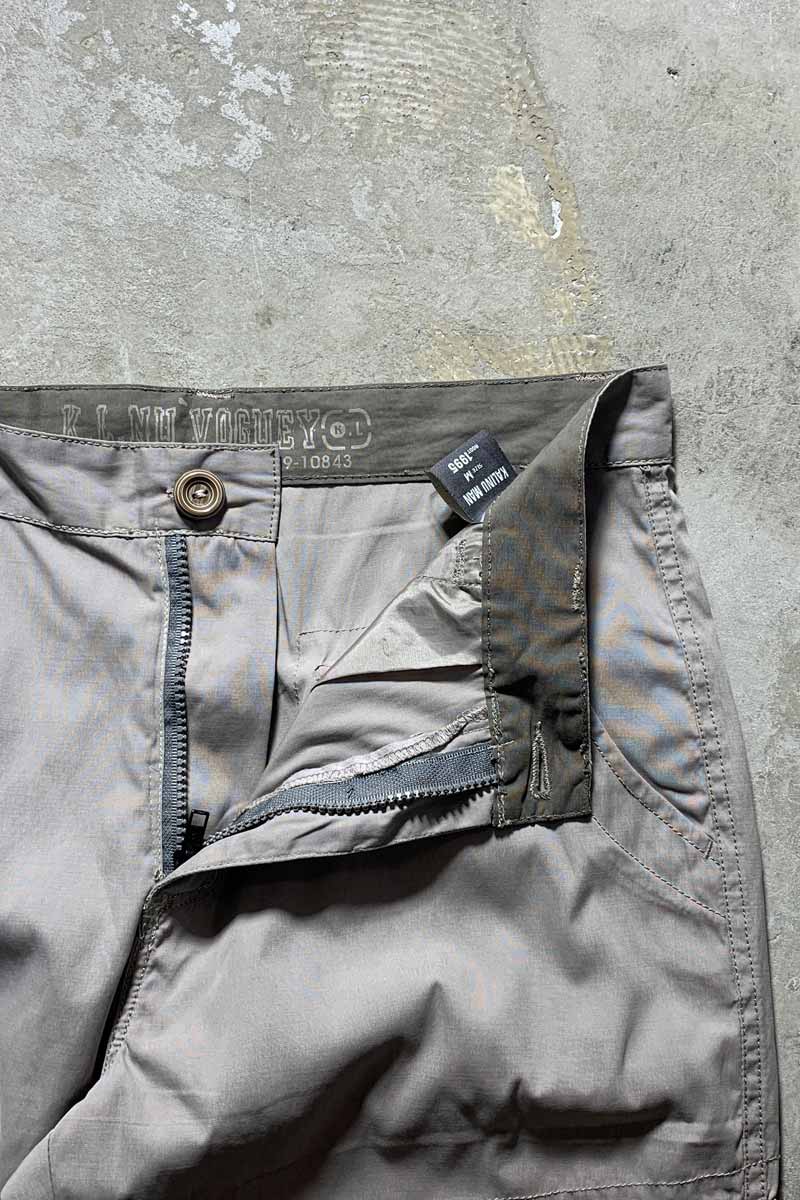 Y2K EARLY 00'S CARGO PANTS / LIGHT GRAY [SIZE: M USED]