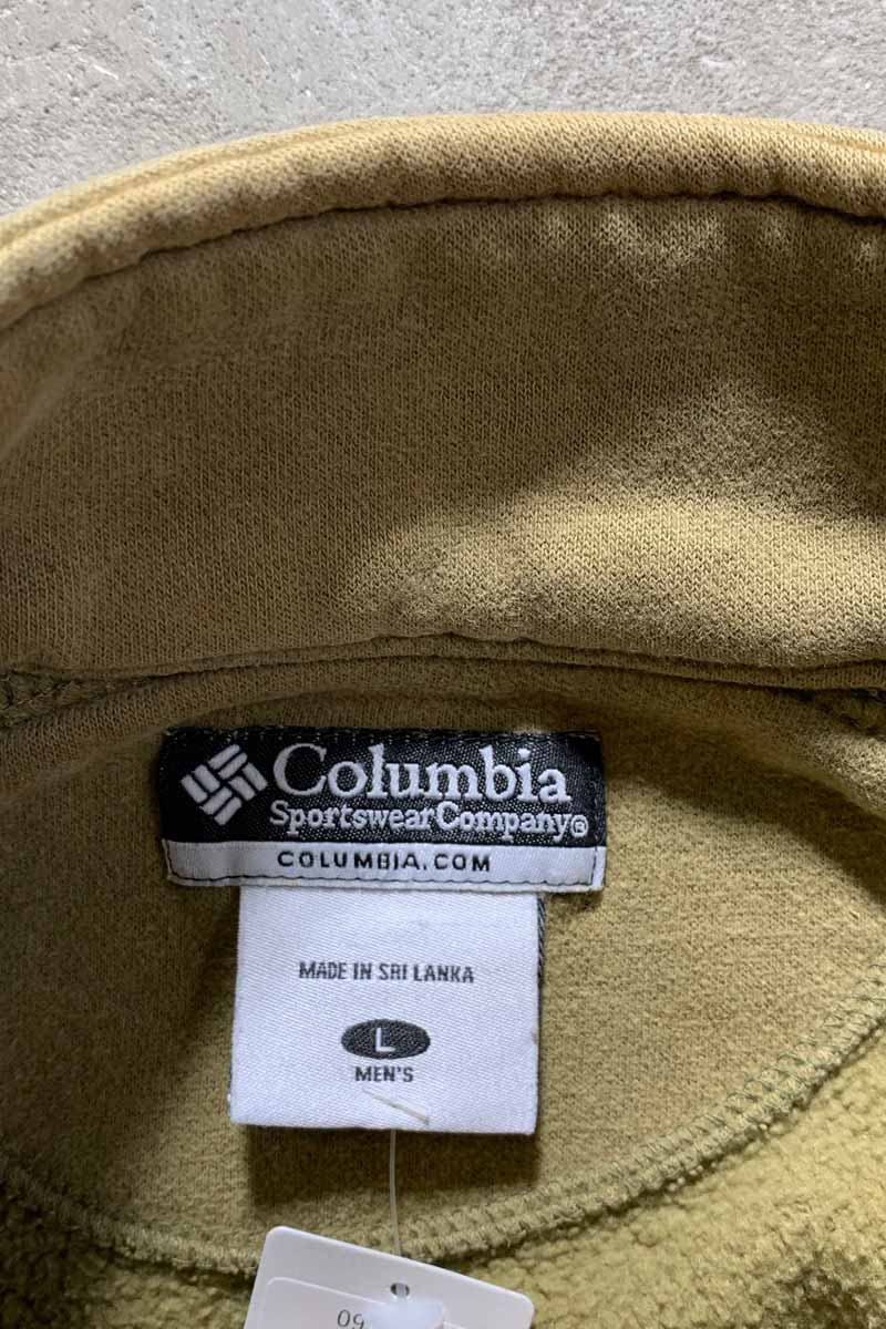 HALF ZIP SWEATSHIRT / KHAKI [SIZE: L USED]