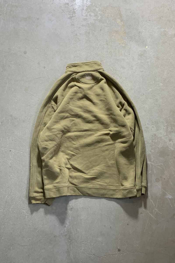 HALF ZIP SWEATSHIRT / KHAKI [SIZE: L USED]