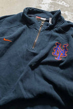 画像をギャラリービューアに読み込む, Y2K EARLY 00&#39;S MLB NY METS HALF ZIP SWEATSHIRT / BLACK[SIZE: L USED]
