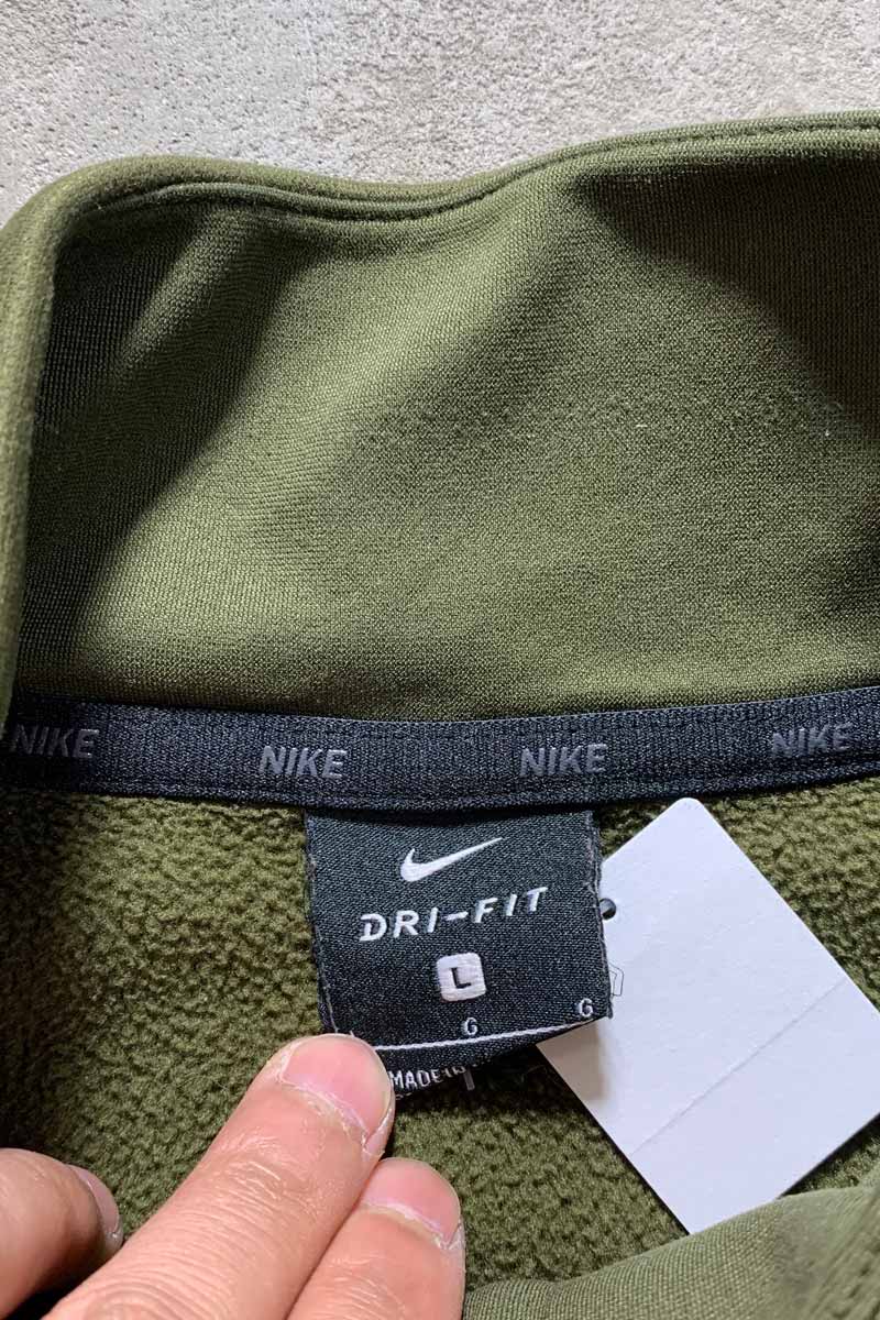 HALF ZIP SWEATSHIRT / KHAKI [SIZE: L USED]