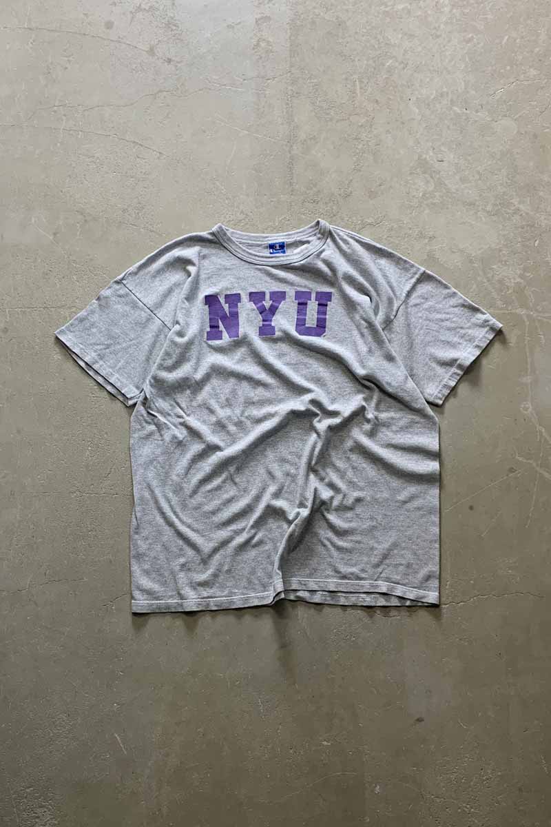 CHAMPION | MADE IN USA 90'S S/S NYU PRINT COLLEGE T-SHIRT – STOCK