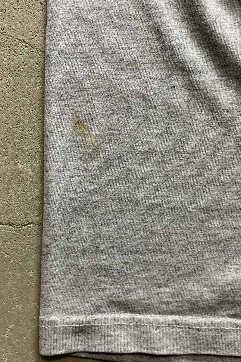 MADE IN MEXICO 90'S RINGER T-SHIRT / GRAY / ORANGE [SIZE: XL USED]