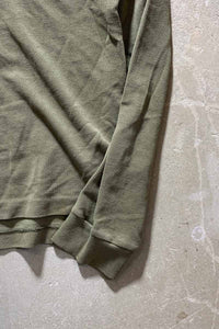 90'S L/S COTTON CUSTOM FIT POLO SHIRT / OLIVE [SIZE: M USED]