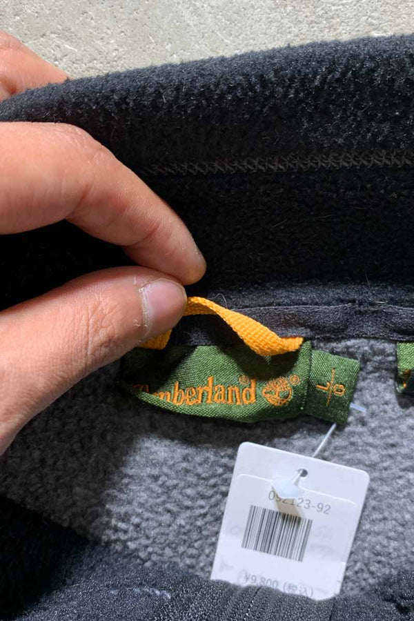 90'S ZIP UP FLEECE JACKET / CHARCOAL [SIZE: L USED]