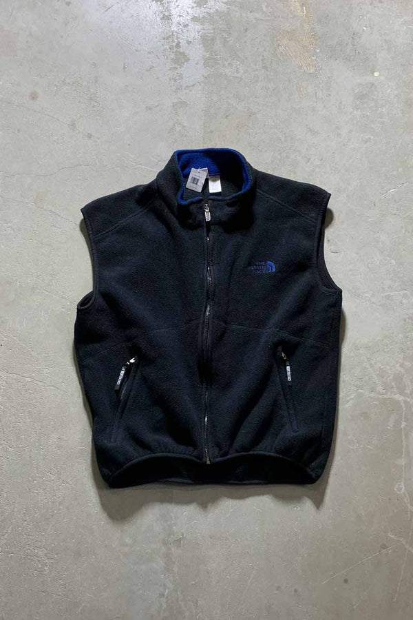 90'S MADE IN USA FLEECE VEST / BLACK USA Origin [SIZE: M USED]