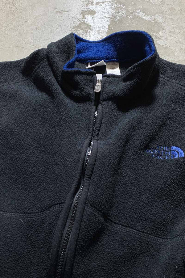 90'S MADE IN USA FLEECE VEST / BLACK USA Origin [SIZE: M USED]