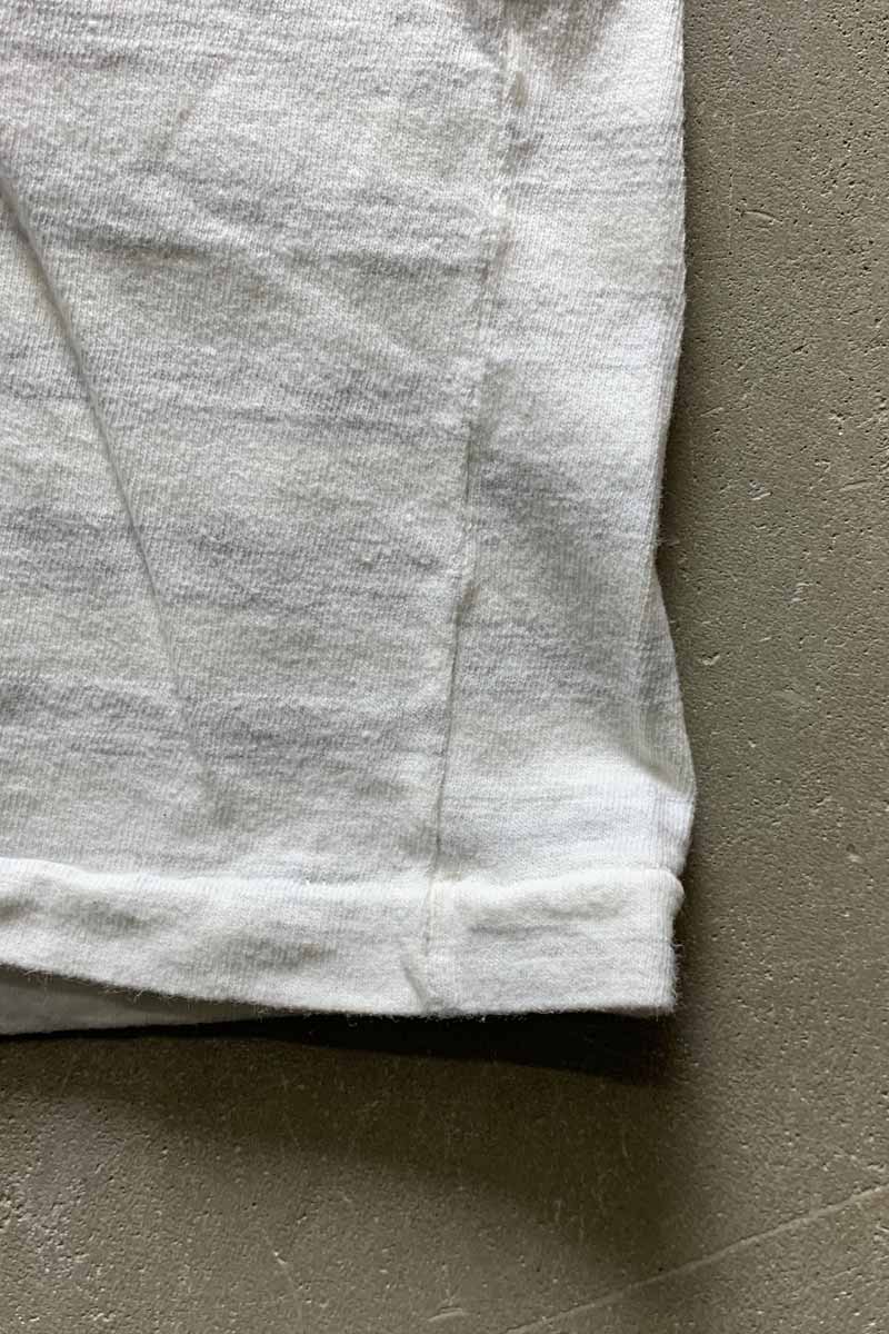 MADE IN USA 90'S S/S OAKLEY PRINT BORDER T-SHIRT / GRAY [SIZE: L USED]