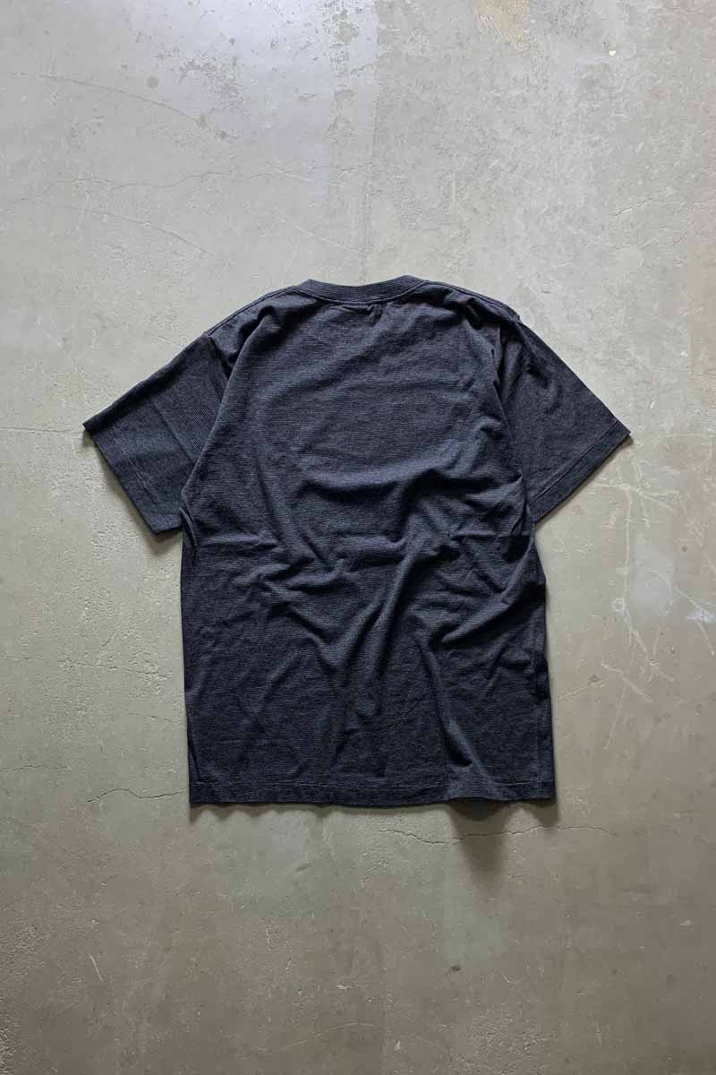 MADE IN USA 94'S S/S BORDER NFL NY GIANTS PRINT SPORTS T-SHIRT / BLACK [SIZE: XL USED]