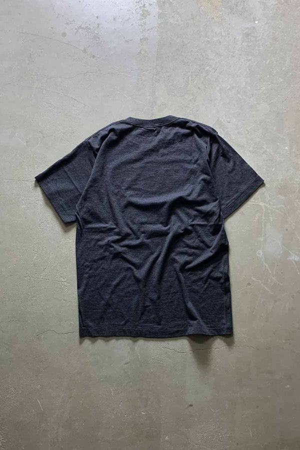 MADE IN USA 94'S S/S BORDER NFL NY GIANTS PRINT SPORTS T-SHIRT / BLACK [SIZE: XL USED]