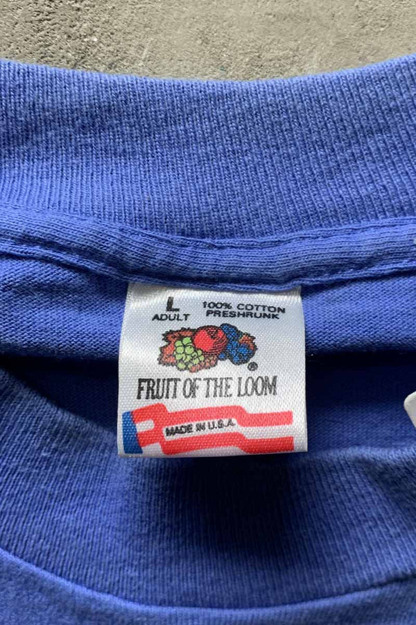 MADE IN USA 90'S S/S HABITAT FOR HUMANITY PRINT T-SHIRT / PURPLE [SIZE: L USED]