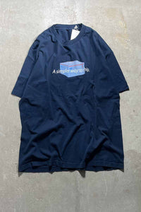 90'S S/S POST OFFICE A SIMPLER WAY TO SHIP T-SHIRT/ NAVY [SIZE: XL USED]