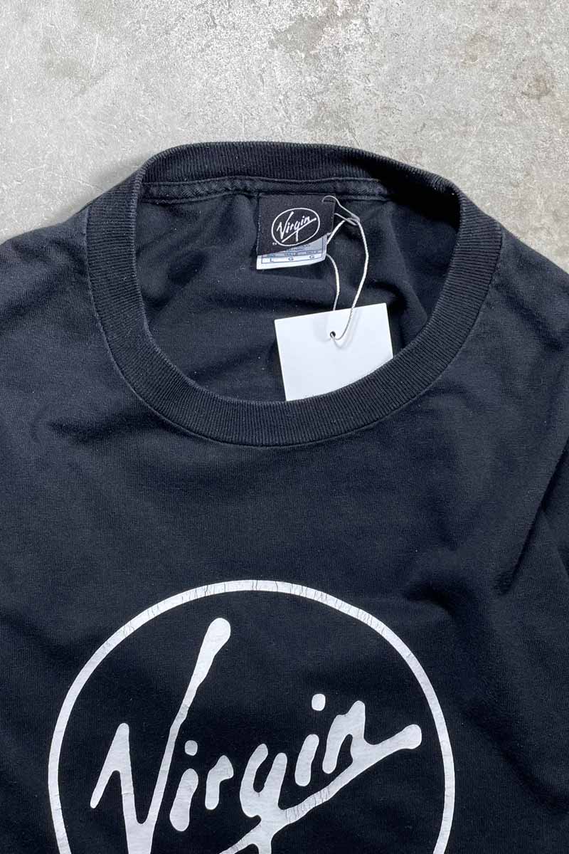 90'S L/S PHILADELPHIA STAFF PRINT T-SHIRT / BLACK [SIZE: L USED]