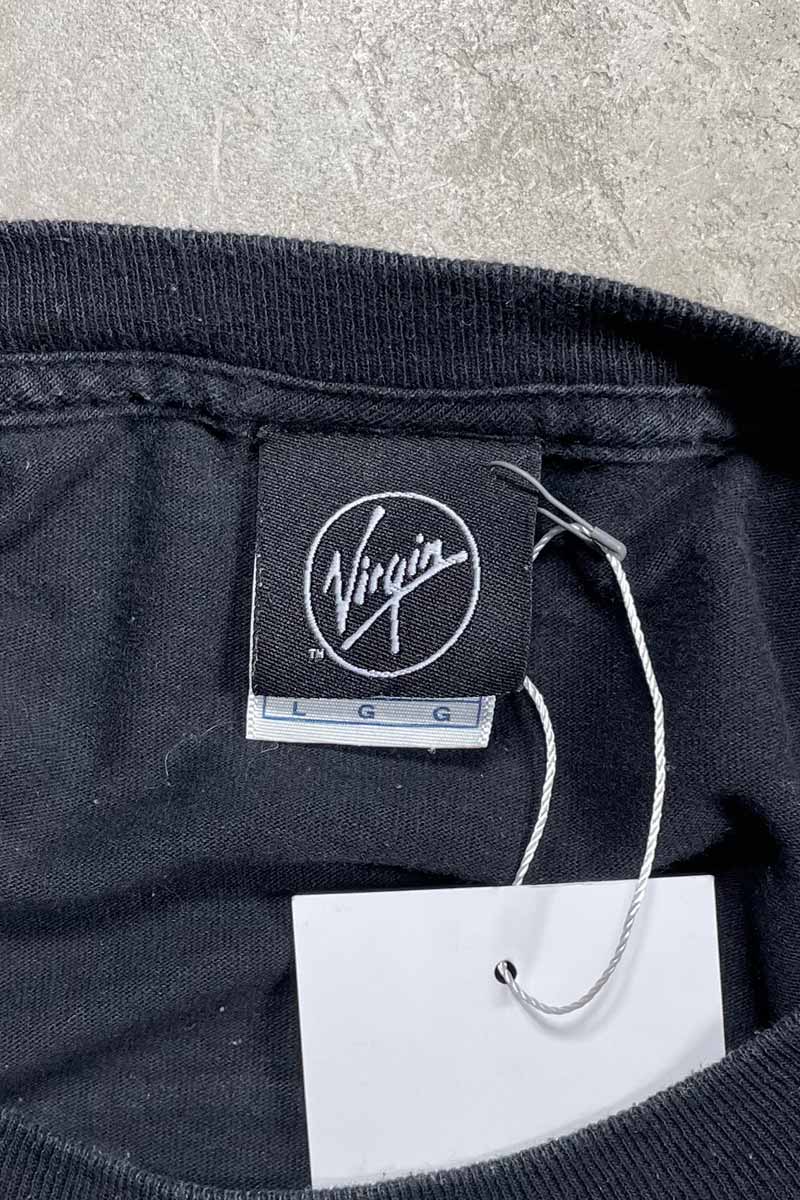 90'S L/S PHILADELPHIA STAFF PRINT T-SHIRT / BLACK [SIZE: L USED]