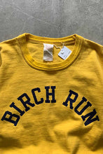 画像をギャラリービューアに読み込む, 70&#39;S S/S BIRCH RUN LINE SLEEVE PRINT T-SHIRT / YELLOW [SIZE: L USED]
