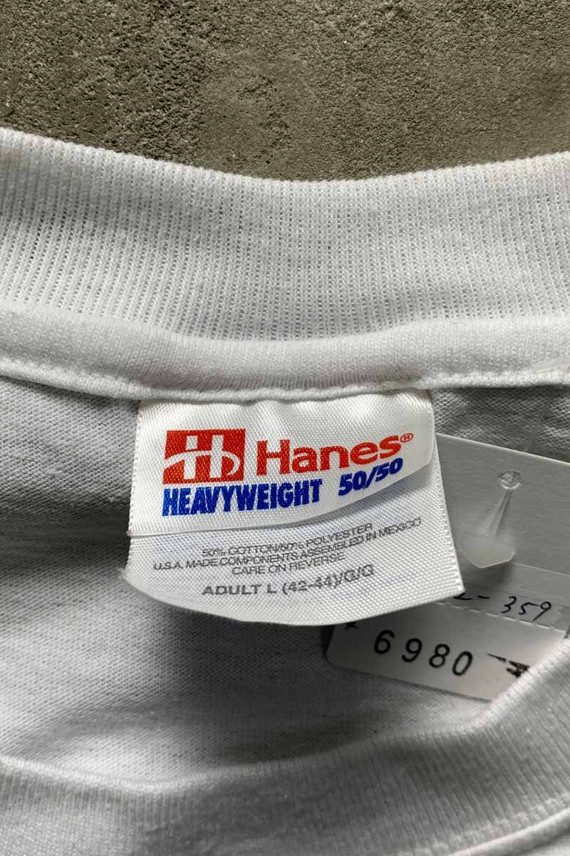 90s S/S PUBLIC NOTICE! T-SHIRT / WHITE [SIZE: L USED]