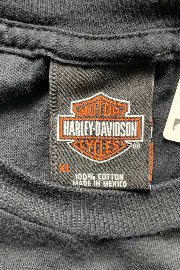 MADE IN MEXICO 09'S S/S FREEDOM OF CHOICE PRINT MOTOR CYCLE T-SHIRT / BLACK [SIZE: XL USED]