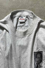 画像をギャラリービューアに読み込む, S/S MALCOLMX PRINT T-SHIRT/ GRAY [SIZE: L USED]
