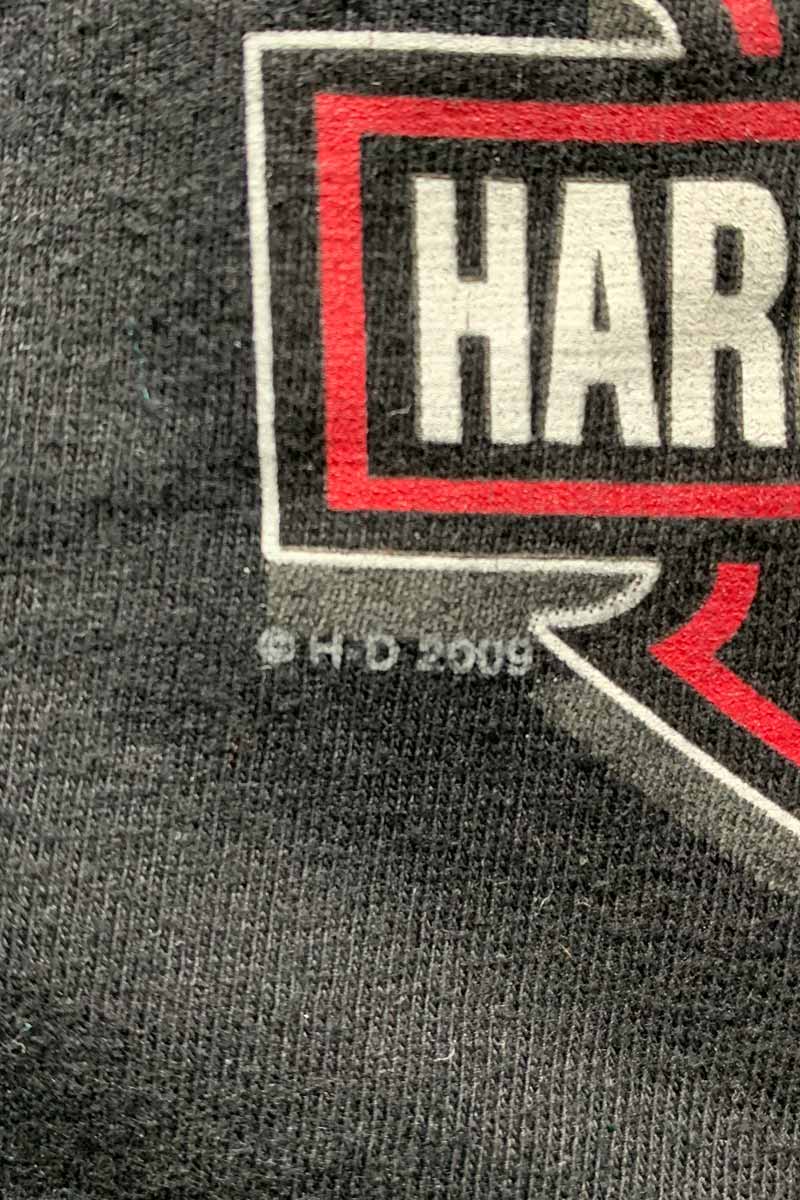 MADE IN MEXICO 09'S S/S FREEDOM OF CHOICE PRINT MOTOR CYCLE T-SHIRT / BLACK [SIZE: XL USED]