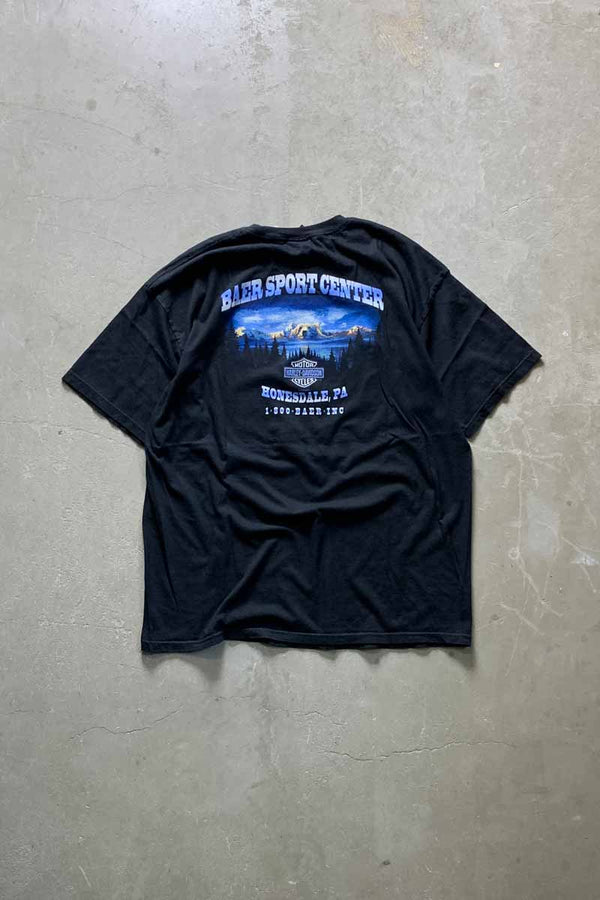 MADE IN MEXICO 09'S S/S FREEDOM OF CHOICE PRINT MOTOR CYCLE T-SHIRT / BLACK [SIZE: XL USED]
