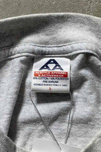 S/S MALCOLMX PRINT T-SHIRT/ GRAY [SIZE: L USED]