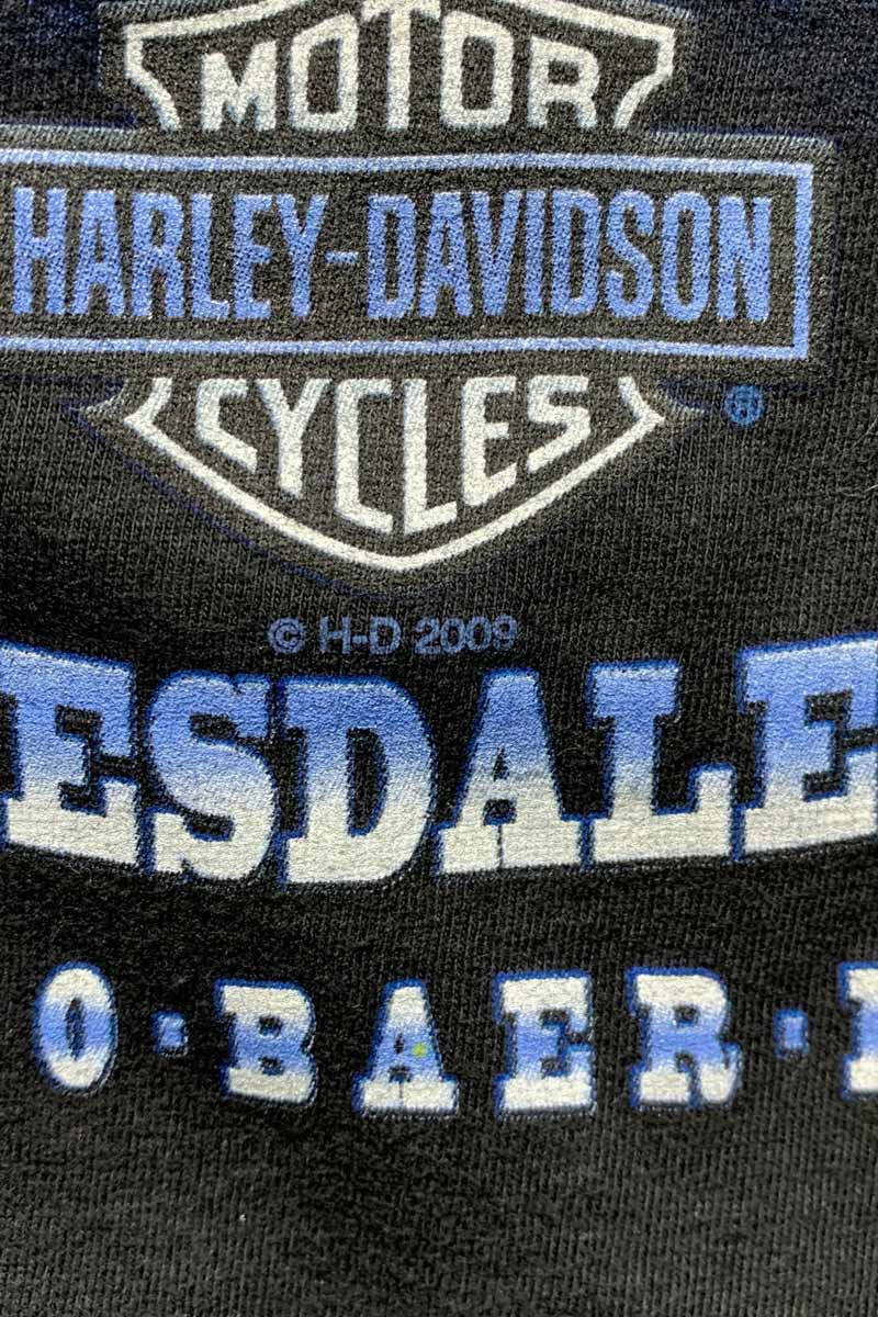 MADE IN MEXICO 09'S S/S FREEDOM OF CHOICE PRINT MOTOR CYCLE T-SHIRT / BLACK [SIZE: XL USED]