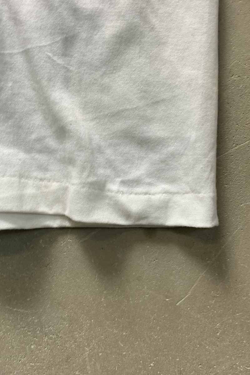 MADE IN USA 80'S S/S ISLAND PRINT T-SHIRT / WHITE [SIZE: XL USED]