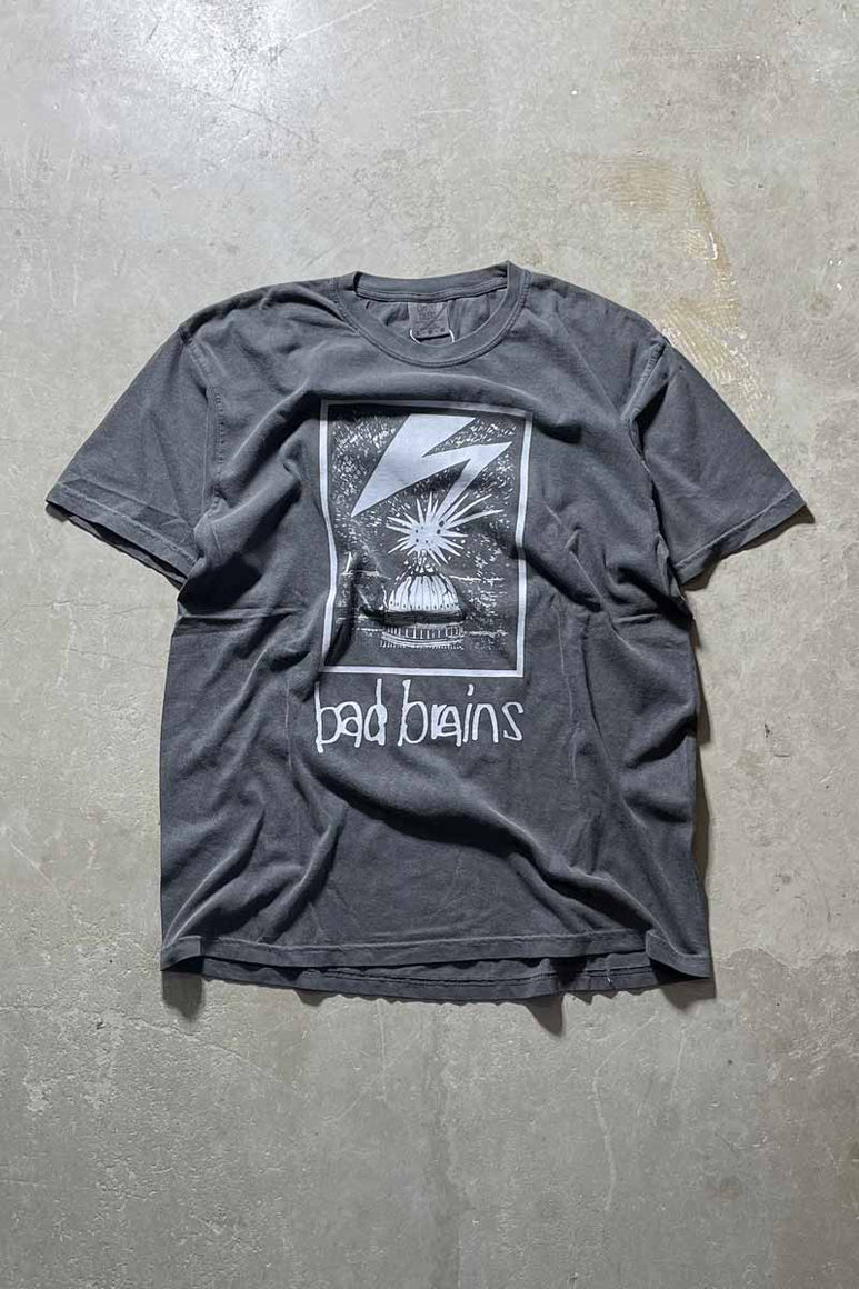 BAD BRAINS T-SHIRT/ CHARCOAL [SIZE: L USED]