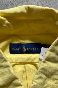L/S B.D COTTON SHIRT / YELLOW [SIZE: M USED]