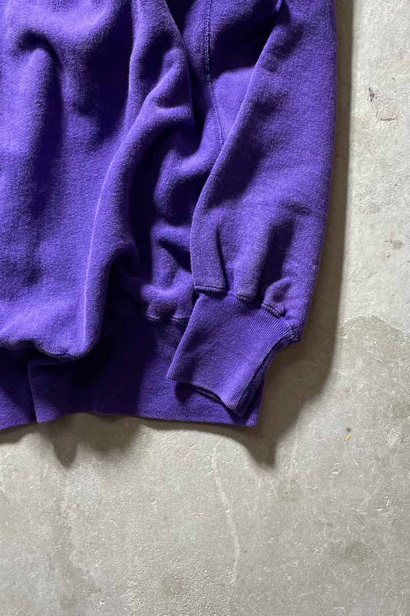 MADE IN USA 90'S REVERSE WEAVE ONE POINT SWEATSHIRT / PURPLE [SIZE:2XL USED]