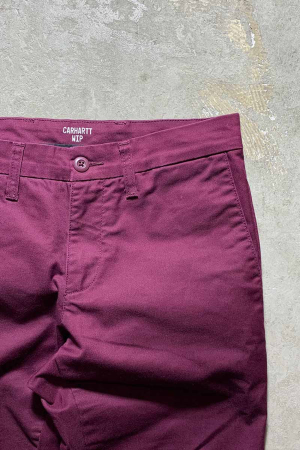 COTTON WORK PANTS / PURPLE [SIZE: W30 L32 USED]