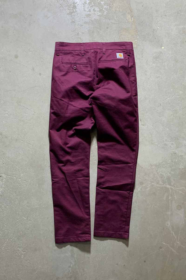 COTTON WORK PANTS / PURPLE [SIZE: W30 L32 USED]