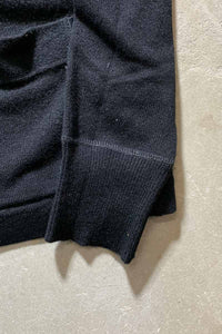 CASHMERE KNIT CARDIGAN / BLACK [SIZE: S USED]