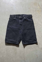 画像をギャラリービューアに読み込む, MADE IN USA 94&#39;S 550 DENIM SHORTS / BLACK [SIZE: M USED]
