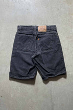 画像をギャラリービューアに読み込む, MADE IN USA 94&#39;S 550 DENIM SHORTS / BLACK [SIZE: M USED]
