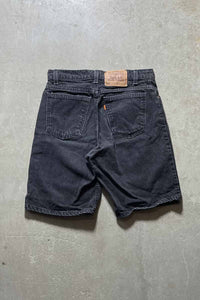 MADE IN USA 94'S 550 DENIM SHORTS / BLACK [SIZE: M USED]