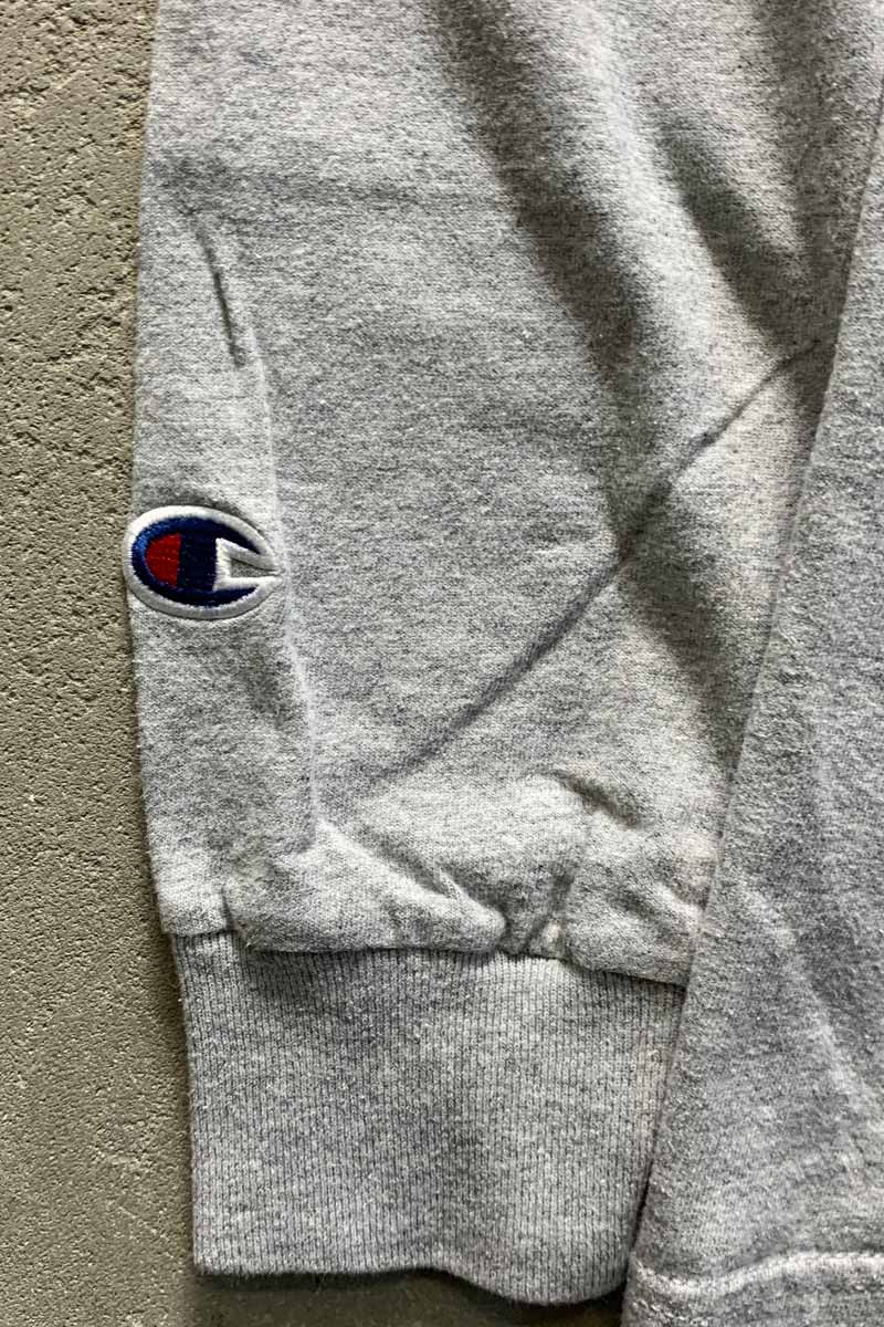 L/S YALL COLLEGE PRINT T-SHIRT / GRAY [SIZE: XL USED]
