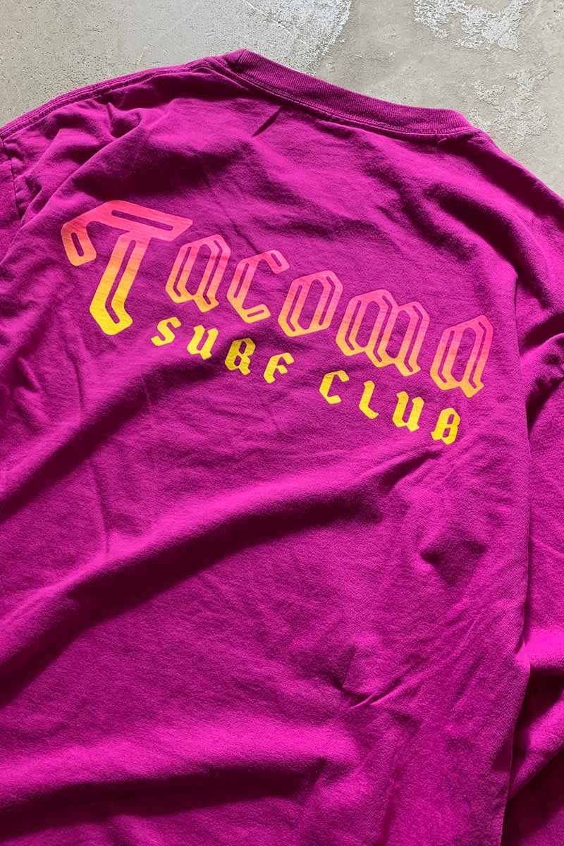 L/S TSC PRINT T-SHIRT / PURPLE [SIZE: M USED]