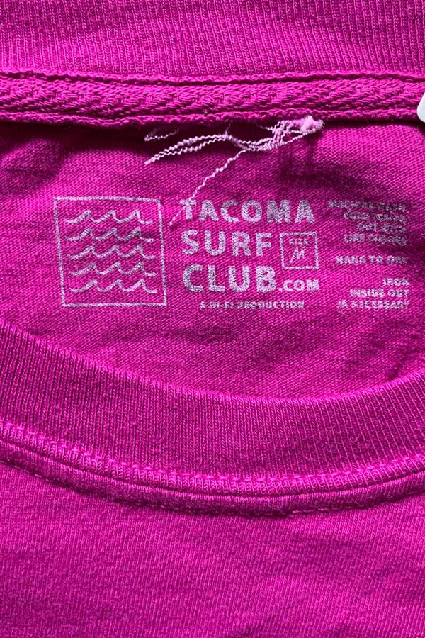 L/S TSC PRINT T-SHIRT / PURPLE [SIZE: M USED]