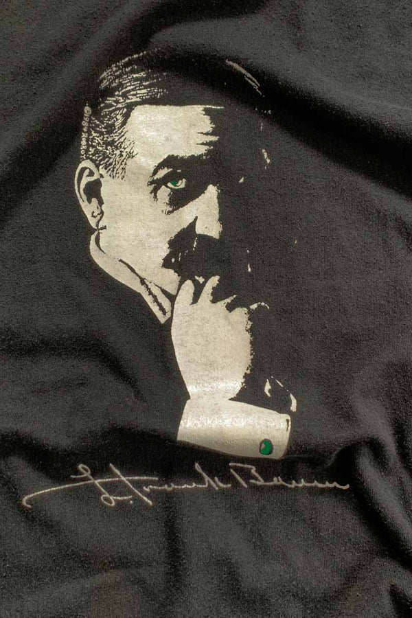 MADE IN USA 84'S S/S FACE PRINT T-SHIRT / BLACK [SIZE: XL DEADSTOCK/NOS]