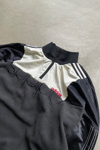 HALF ZIP TRACK JACKET / BLACK[SIZE: XL USED]