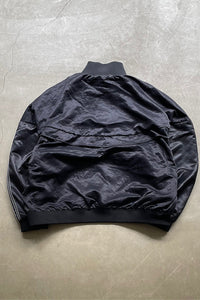 HALF ZIP TRACK JACKET / BLACK[SIZE: XL USED]