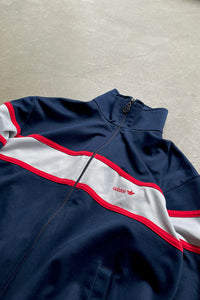 70'S ZIP UP TRACK JACKET  / NAVY [SIZE: L USED]