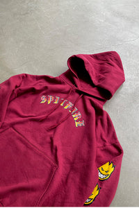 90'S-Y2K SWEAT HOODIE / BURGUNDY [SIZE: L USED]