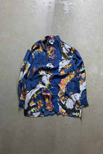 画像をギャラリービューアに読み込む, 90&#39;S L/S PATTERN SILK SHIRT / MULTI [SIZE: L USED]
