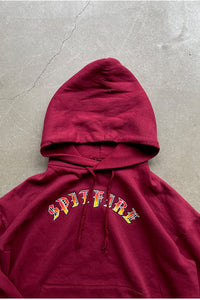 90'S-Y2K SWEAT HOODIE / BURGUNDY [SIZE: L USED]