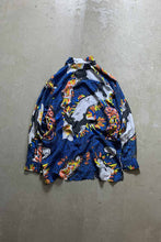 画像をギャラリービューアに読み込む, 90&#39;S L/S PATTERN SILK SHIRT / MULTI [SIZE: L USED]
