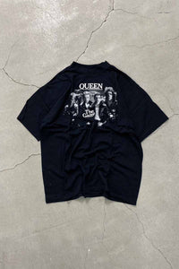 MADE IN MEXICO 99'S S/S QUEEN PRINT BAND T-SHIRT / BLACK [SIZE: XL DEADSTOCK/NOS]