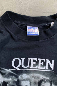 MADE IN MEXICO 99'S S/S QUEEN PRINT BAND T-SHIRT / BLACK [SIZE: XL DEADSTOCK/NOS]