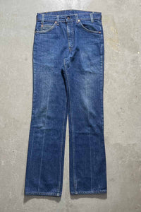 90'S 517 DENIM PANTS ORANGE TAB / INDIGO [SIZE: M USED]